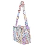 Usheen Carebears, Bears, Cat, Colorful, Cute, Pastel, Pattern Rope Handles Shoulder Strap Bag