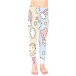 Usheen Carebears, Bears, Cat, Colorful, Cute, Pastel, Pattern Kids  Leggings