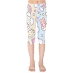 Usheen Carebears, Bears, Cat, Colorful, Cute, Pastel, Pattern Kids  Capri Leggings 