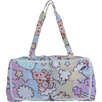 Usheen Carebears, Bears, Cat, Colorful, Cute, Pastel, Pattern Multi Function Bag