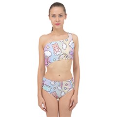 Spliced Up Two Piece Swimsuit 