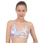 Usheen Carebears, Bears, Cat, Colorful, Cute, Pastel, Pattern Basic Training Sports Bra