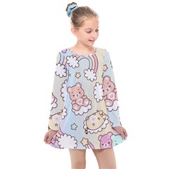 Kids  Long Sleeve Dress 