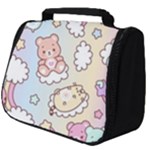 Usheen Carebears, Bears, Cat, Colorful, Cute, Pastel, Pattern Full Print Travel Pouch (Big)