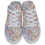 Usheen Carebears, Bears, Cat, Colorful, Cute, Pastel, Pattern Half Slippers