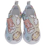 Usheen Carebears, Bears, Cat, Colorful, Cute, Pastel, Pattern Kids  Velcro No Lace Shoes