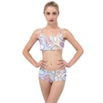 Usheen Carebears, Bears, Cat, Colorful, Cute, Pastel, Pattern Layered Top Bikini Set