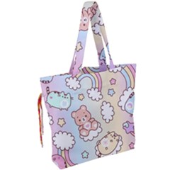 Drawstring Tote Bag 