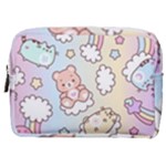 Usheen Carebears, Bears, Cat, Colorful, Cute, Pastel, Pattern Make Up Pouch (Medium)