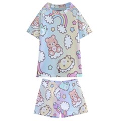 Kids  Swim T-Shirt and Shorts Set 