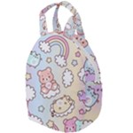 Usheen Carebears, Bears, Cat, Colorful, Cute, Pastel, Pattern Travel Backpack