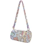 Usheen Carebears, Bears, Cat, Colorful, Cute, Pastel, Pattern Mini Cylinder Bag