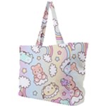 Usheen Carebears, Bears, Cat, Colorful, Cute, Pastel, Pattern Simple Shoulder Bag