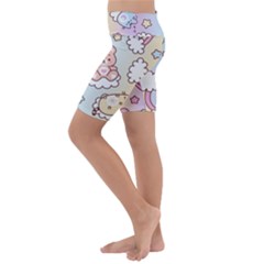 Kids  Lightweight Velour Cropped Yoga Leggings 