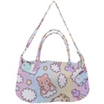 Usheen Carebears, Bears, Cat, Colorful, Cute, Pastel, Pattern Removable Strap Handbag