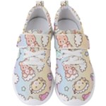 Usheen Carebears, Bears, Cat, Colorful, Cute, Pastel, Pattern Men s Velcro Strap Shoes