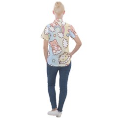 Women s Short Sleeve Pocket Shirt 