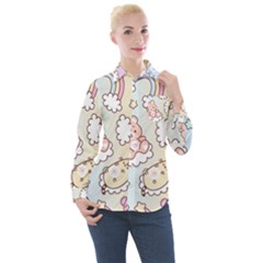 Women s Long Sleeve Pocket Shirt 