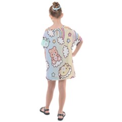 Kids  One Piece Chiffon Dress 