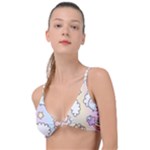 Usheen Carebears, Bears, Cat, Colorful, Cute, Pastel, Pattern Knot Up Bikini Top