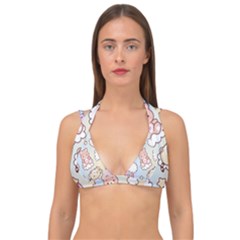 Double Strap Halter Bikini Top 