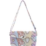 Usheen Carebears, Bears, Cat, Colorful, Cute, Pastel, Pattern Removable Strap Clutch Bag