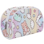 Usheen Carebears, Bears, Cat, Colorful, Cute, Pastel, Pattern Make Up Case (Large)