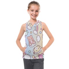 Kids  Sleeveless Hoodie 