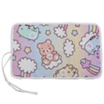 Usheen Carebears, Bears, Cat, Colorful, Cute, Pastel, Pattern Pen Storage Case (S)