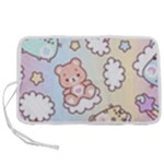 Usheen Carebears, Bears, Cat, Colorful, Cute, Pastel, Pattern Pen Storage Case (M)