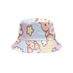 Usheen Carebears, Bears, Cat, Colorful, Cute, Pastel, Pattern Inside Out Bucket Hat (Kids)