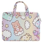 Usheen Carebears, Bears, Cat, Colorful, Cute, Pastel, Pattern MacBook Pro 13  Double Pocket Laptop Bag