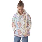 Usheen Carebears, Bears, Cat, Colorful, Cute, Pastel, Pattern Kids  Oversized Hoodie