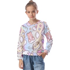 Kids  Long Sleeve T-Shirt with Frill  