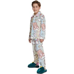 Kids  Long Sleeve Velvet Pajamas Set 