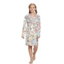 Kids  Long Sleeve Velvet Lounge Robe 