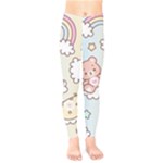 Usheen Carebears, Bears, Cat, Colorful, Cute, Pastel, Pattern Kids  Classic Winter Leggings