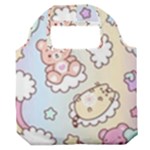 Usheen Carebears, Bears, Cat, Colorful, Cute, Pastel, Pattern Premium Foldable Grocery Recycle Bag