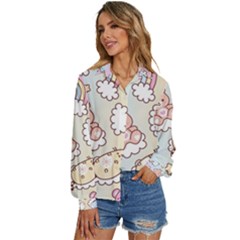 Women s Long Sleeve Button Up Shirt 