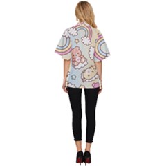 Women s Batwing Button Up Shirt 