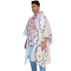 Men s Hooded Rain Ponchos 