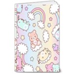 Usheen Carebears, Bears, Cat, Colorful, Cute, Pastel, Pattern 8  x 10  Softcover Notebook