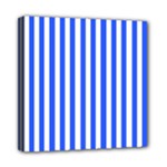 Blue Stripes, Sticker, Stickers Mini Canvas 8  x 8  (Stretched)