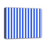 Blue Stripes, Sticker, Stickers Canvas 10  x 8  (Stretched)