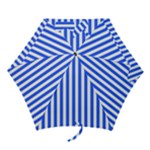 Blue Stripes, Sticker, Stickers Mini Folding Umbrellas