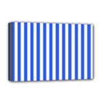 Blue Stripes, Sticker, Stickers Deluxe Canvas 18  x 12  (Stretched)