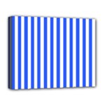 Blue Stripes, Sticker, Stickers Deluxe Canvas 20  x 16  (Stretched)