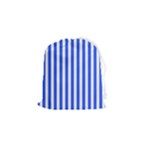 Blue Stripes, Sticker, Stickers Drawstring Pouch (Small)