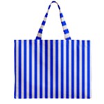 Blue Stripes, Sticker, Stickers Zipper Mini Tote Bag