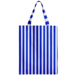 Blue Stripes, Sticker, Stickers Zipper Classic Tote Bag